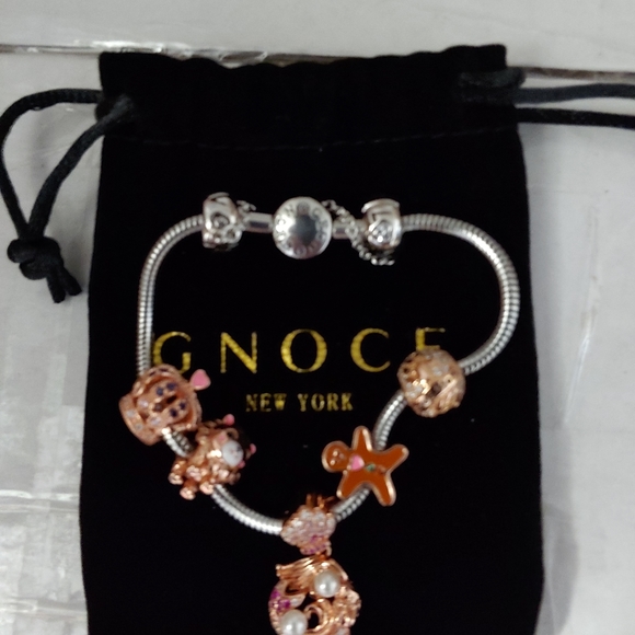 NWT GNOCE bracelet and 5 charms - Picture 4 of 15